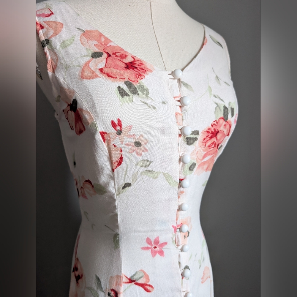 Vintage 90's summer rose dress